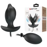 10,6 Cm Şişirilebilir Ve Titreşimli USB Şarjlı Silikon Anal Plug