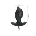 10,6 Cm Silikon Titreşimli Anal Plug
