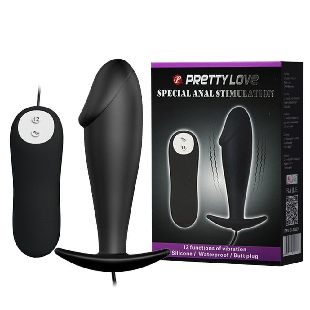 12 Fonksiyon Kumandalı 10 Cm Titreşimli Anal Plug 12 Fonksiyon Kumandalı 10 Cm Titreşimli Anal Plug