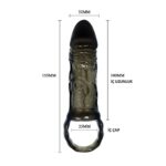 10 Cm Dolgulu Penis Kılıfı