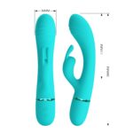 10 Fonksiyonlu Silikon Rabbit Vibratör