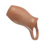 12,8 Cm Melez Dolgulu Penis Kılıfı