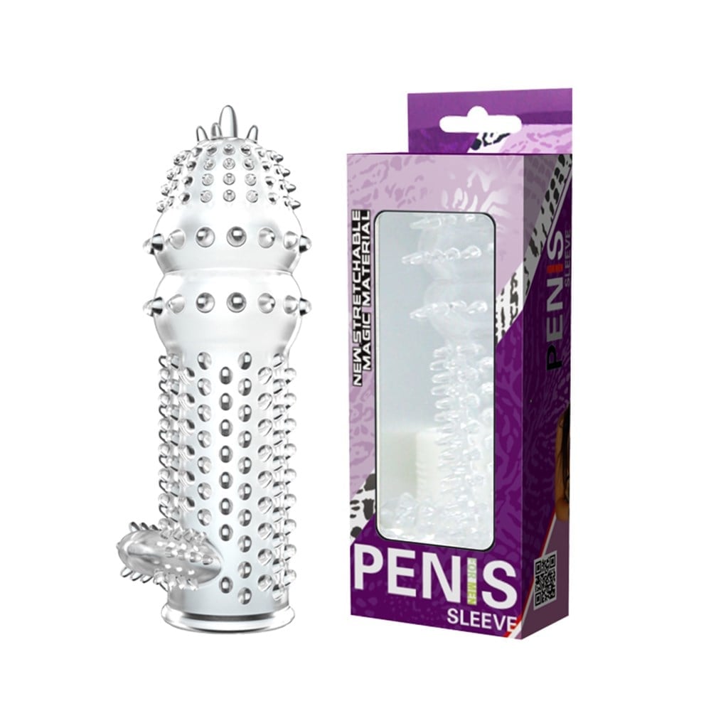 12,8 Cm Tırtıklı Klitoris Uyarıcılı Penis Kılıfı 12,8 Cm Tırtıklı Klitoris Uyarıcılı Penis Kılıfı