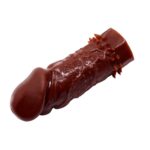13 Cm Tırtıklı Dolgulu Penis Kılıfı