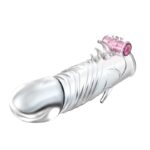 13 Cm Titreşimli Kalınlaştırıcı Penis Kılıfı