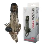 14,5 Cm Çift Motorlu Otomatik Titreşimli Penis Uzatıcı Ve Klitoris Uyarıcı Sleeve