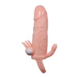 14,5 Cm Titreşimli Uzatmalı Penis Kılıfı