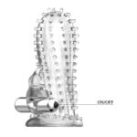 14 Cm Titreşimli Uzatmalı Penis Kılıfı