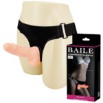 15 Cm Belden Bağlamalı Testisli Realistik Strapon Penis