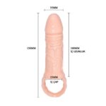 15 Cm Silikon Penis Kılıfı