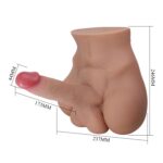 17,3 Cm Gerçekçi Yarım Vücut Mastürbatör