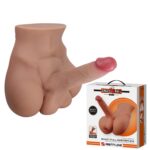 2 İşlevli Realistik 17,3 Cm Penisli Anal Girişli Melez Erkek Kalça