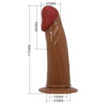 17 Cm Erkekler İçin Titreşimli Strapon