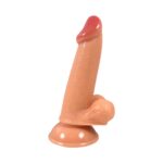 17 cm Realistik Dokulu Ten Rengi Vantuzlu Dildo Penis – Alex - Görsel 2