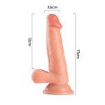 17 Cm Vantuzlu Gerçekçi Penis