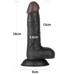 18 Cm Zenci Strapon Penis