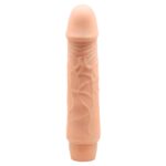 19,5 Cm Damarlı Titreşimli Dildo