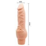 19,5 Cm Titreşimli Dildo