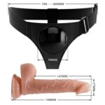 19 Cm Belden Bağlamalı Penis