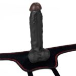 20 Cm Zenci Belden Bağlamalı Penis