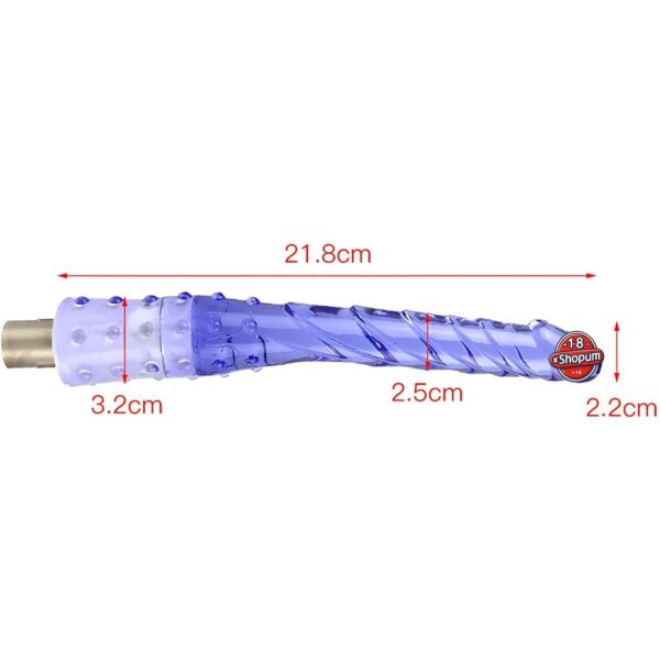 Seks Makinesi Aksesuarı 21,8 Cm Jel Dildo