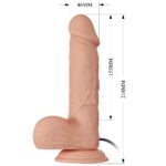21,8 Cm Titreşimli Strap-On Dildo