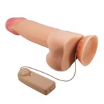 21,8 Cm Titreşimli Strapon Penis
