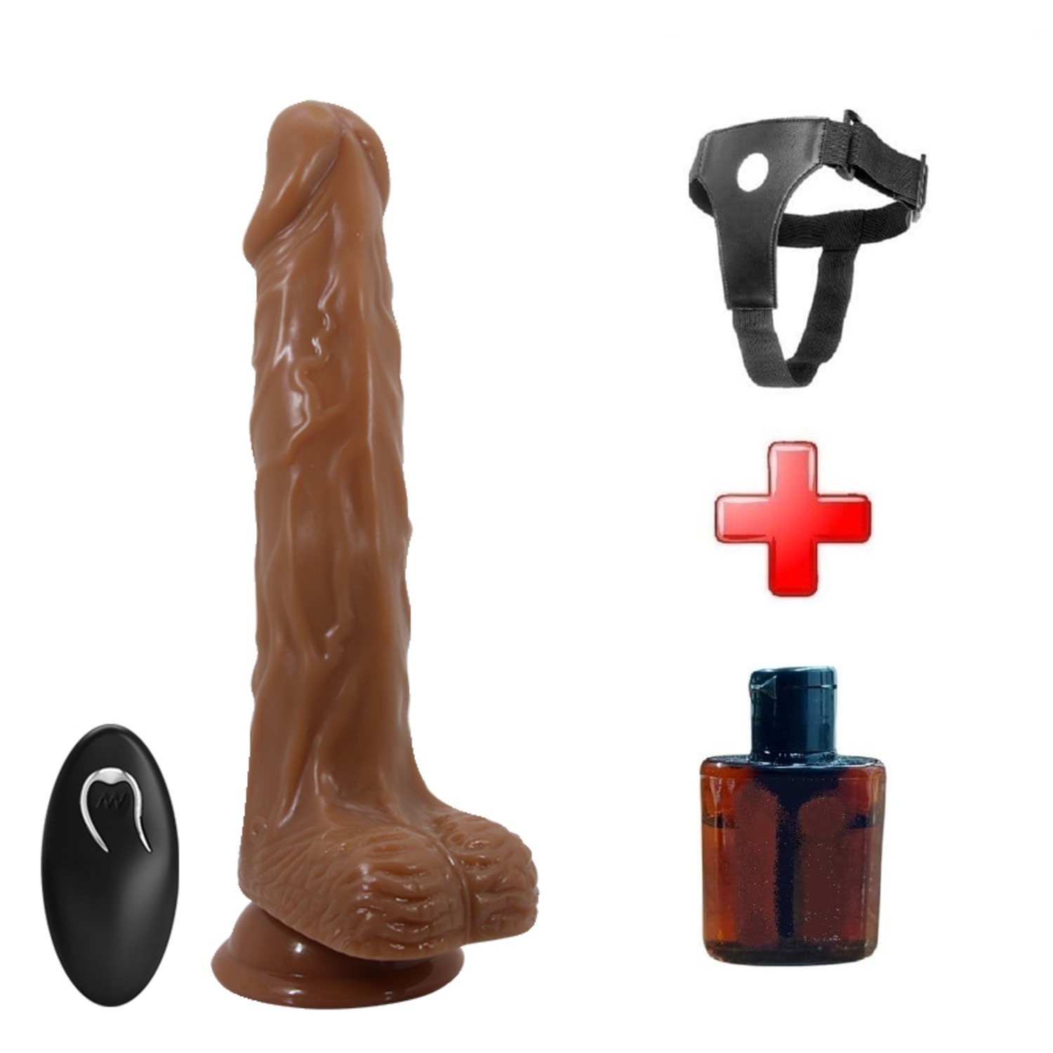 Belden Bağlamalı 21 Cm İleri Geri Hareketli Uzaktan Kumandalı Gerçekçi Melez Penis Belden Bağlamalı 21 Cm İleri Geri Hareketli Uzaktan Kumandalı Gerçekçi Melez Penis