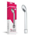 G-Spot Uyarıcılı 21 Cm Su Geçirmez Gümüş Vibratör