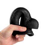 21 Cm Siyah Gerçekçi Penis