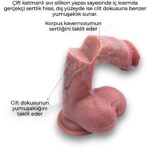 21,5 cm Ultra Gerçekçi Melez Vantuzlu Dildo Penis – Nexor - Görsel 3