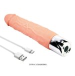 22,3 Cm 10 Fonksiyonlu Titreşimli Yapay Penis
