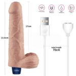 22,6 Cm Vibratörlü Penis