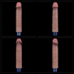 22,8 Cm Gerçekçi Titreşimli Penis