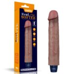 22,8 Cm USB Şarjlı Yeni Nesil Realistik Testissiz Titreşimli Zenci Dildo Penis
