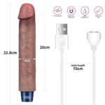 22,8 Cm Titreşimli Realistik Penis