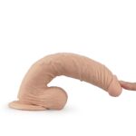 23,5 Cm Vantuzlu Gerçekçi Dildo