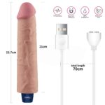 23,7 Cm Titreşimli Realistik Penis
