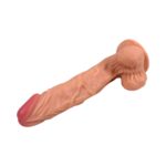 23 cm Realistik Dokulu Ten Rengi Vantuzlu Dildo Penis – Elon - Görsel 6