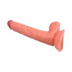 24 Cm Ten Rengi Vantuzlu Dildo