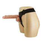 24 Cm Titreşimli Belden Bağlamalı Penis