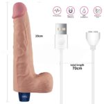 25,3 Cm Şarjlı Titreşimli Yapay Penis