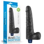 25,3 Cm USB Şarjlı Yeni Nesil Realistik Titreşimli Zenci Dildo Penis
