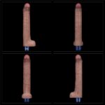 26,5 Cm Gerçekçi Titreşimli Dildo