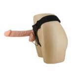 26 Cm Damarlı Kemerli Dildo