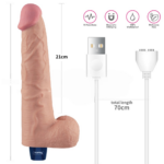 27,2 Cm Şarjlı Titreşimli Penis