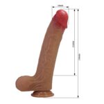 27,8 Cm Kalın Dildo