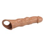 28 Cm Damarlı Kalınlaştırıcı Penis Kılıfı