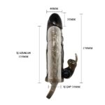 3,5 Cm Titreşimli Penis Kılıfı