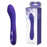 30 Modlu G-Spot Vibratörü Kavisli Başlıklı USB Şarjlı 2 Tuşlu Kontrol Silikon Model